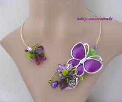 Bijoux fantaisie violet