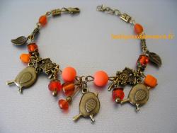 bijoux fantaisie orange