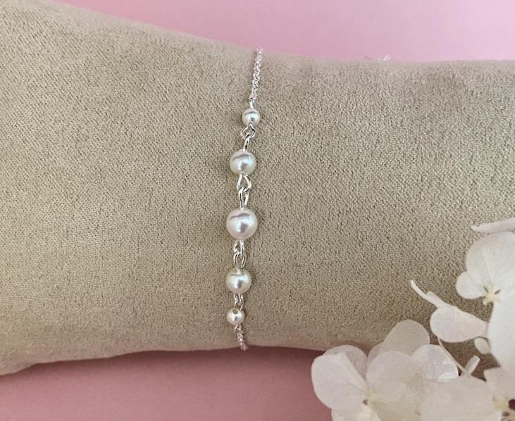 bracelet perles mariée