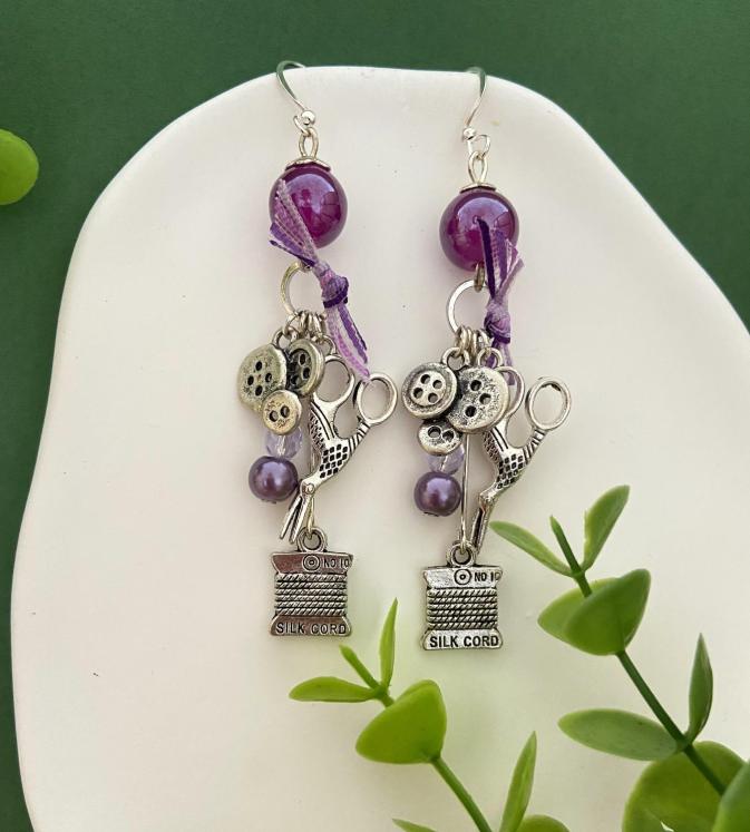 bijoux fantaisie violet
