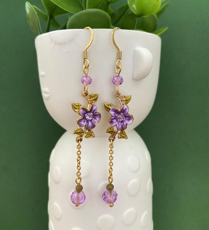 bijoux fantaisie violet