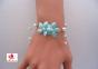 bracelet mariée turquoise